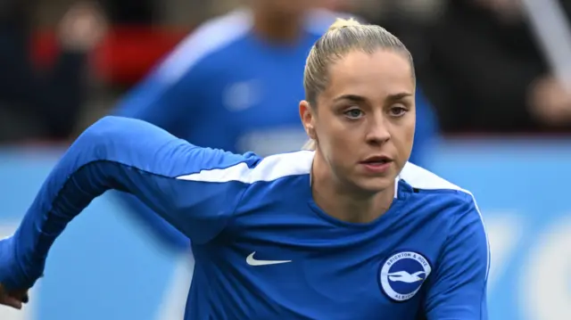 Poppy Pattinson in action for Brighton