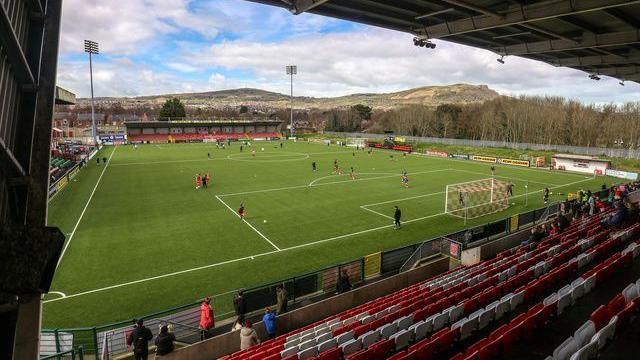 Cliftonville's Solitude home ground
