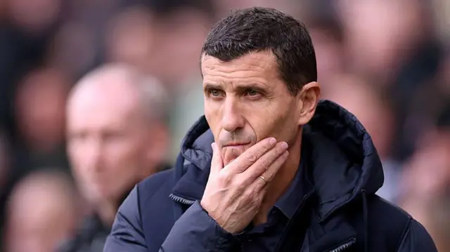 Javier Gracia watches his side in action