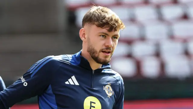 Conor Bradley in training