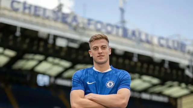 Delap's unveiling at Stamford Bridge