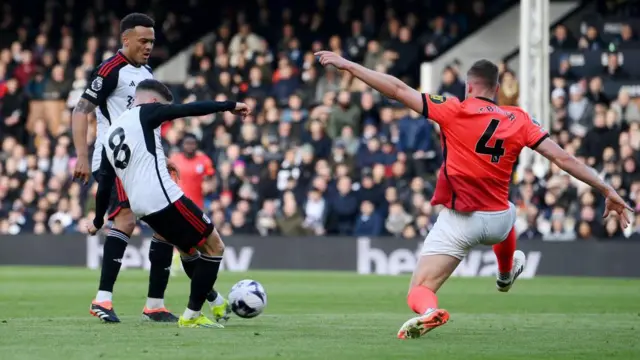 Harry Wilson of Fulham scores his team's first