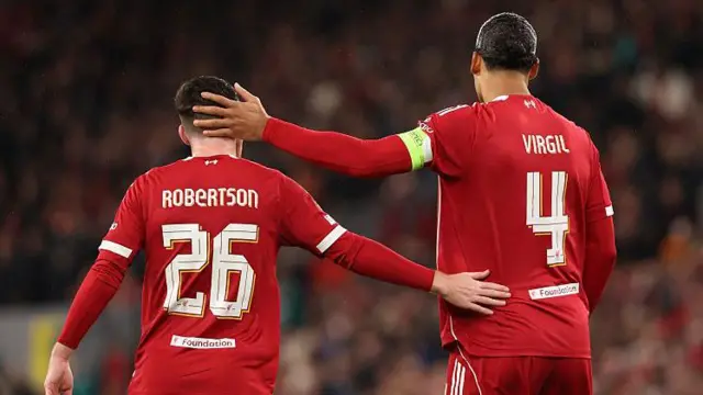  Anddy Robertson and Virgil van Dijk