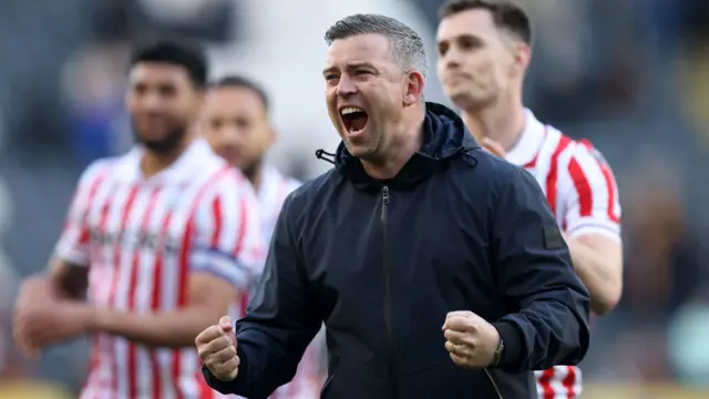 Stoke City head coach Steven Schumacher.