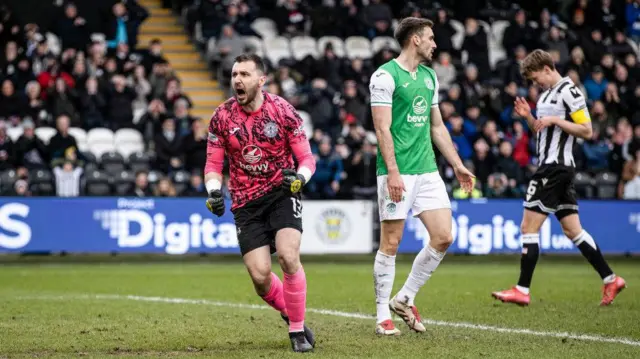 Jordan Smith celebrates a save