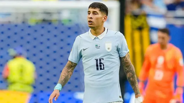 Mathias Olivera of Uruguay 
