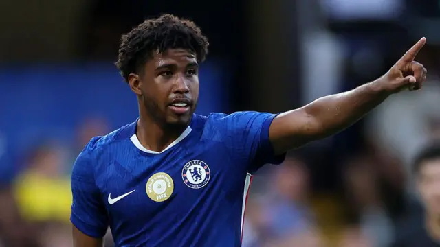 Andrey Santos in action for Chelsea