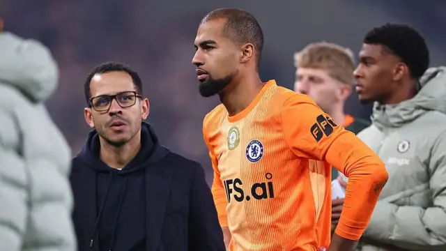 Liam Rosenior looks on