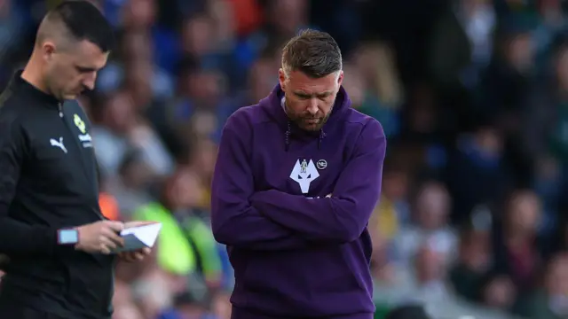 A dejected Rob Edwards