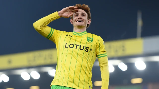 Josh Sargent at Carrow Road