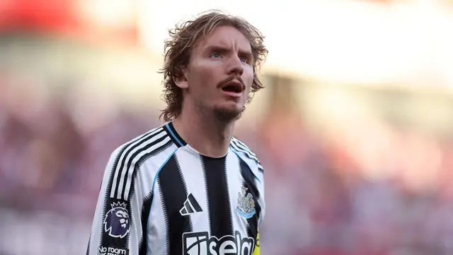 Nick Woltemade of Newcastle United during the Premier League match between Arsenal and Newcastle United.