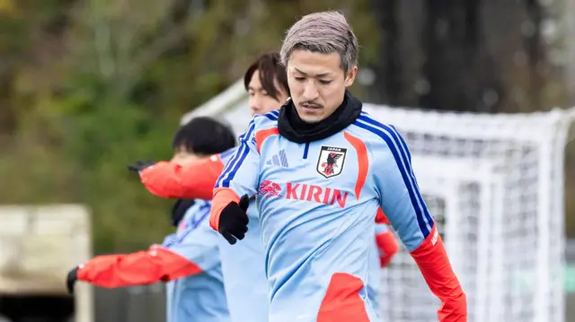 Daizen Maeda in Japan training