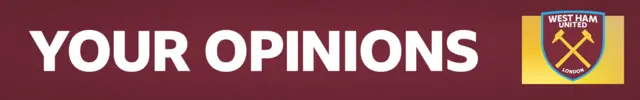 Your West Ham opinions banner
