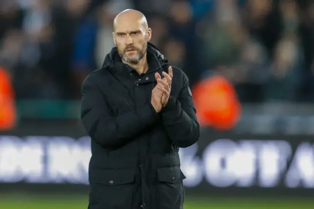 Luke Williams applauds Swansea's fans