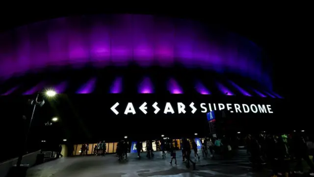 The Superdome which is hosting this year's Super Bowl