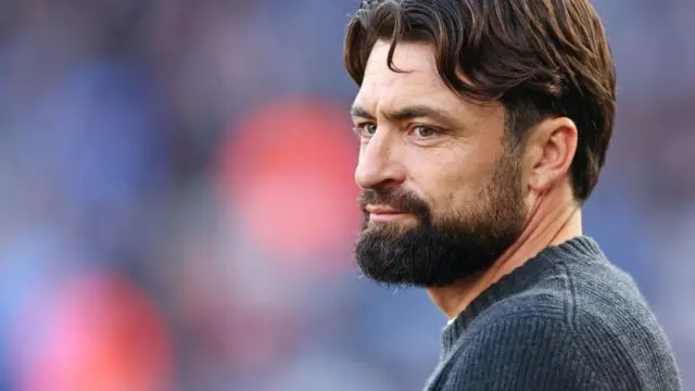 Southampton manager Russell Martin looks on during the Premier League match against Manchester City