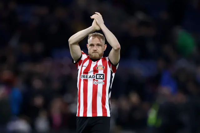 Alex Pritchard applauds Sunderland fans