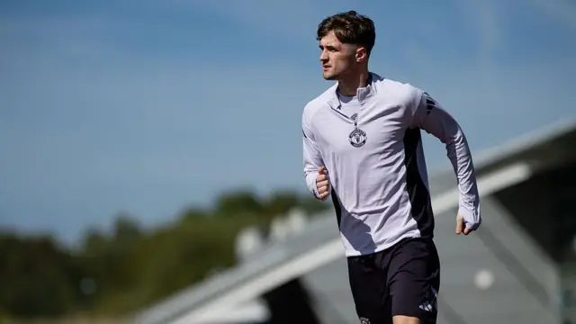 Tyler Fletcher in a training session