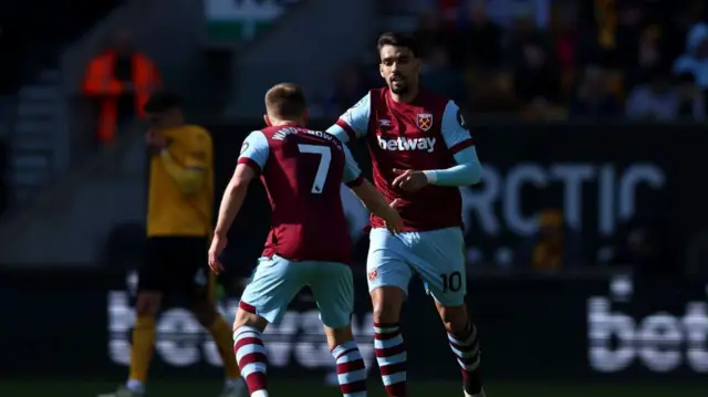 James Ward-Prowse and Lucas Paqueta