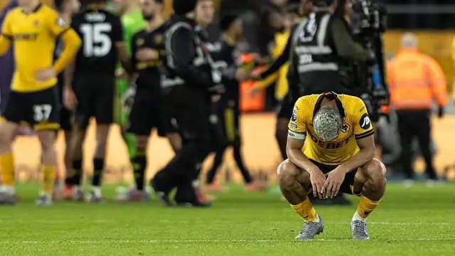 Andre looking defeated after losing to Man Utd
