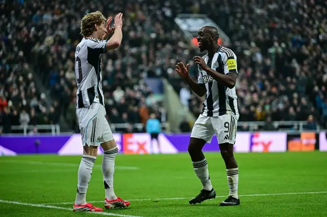 Gordon and Wissa celebrate