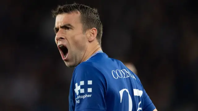 Coleman in action for Everton