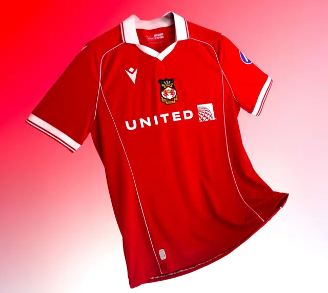 Wrexham's 2025-26 home shirt