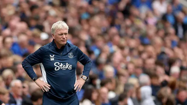 David Moyes during the pre-season friendly match between Everton and AS Roma