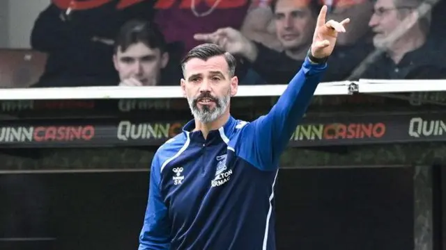 Kilmarnock manager Stuart Kettlewell