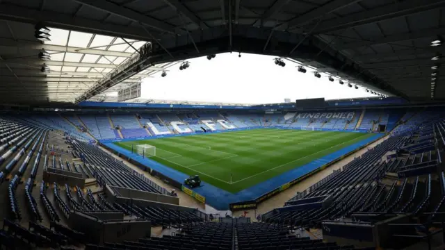  A general view of the inside of King Power stadium