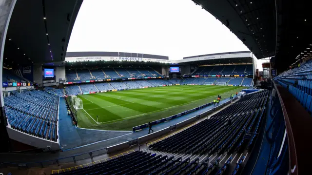 General view of Rangers' Ibrox stadium