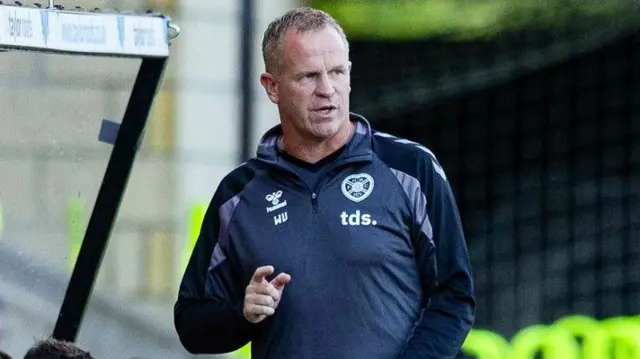 Hearts head coach Wouter Vrancken