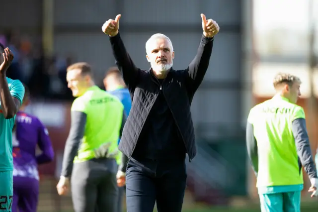 Thumbs up from Goodwin post-match