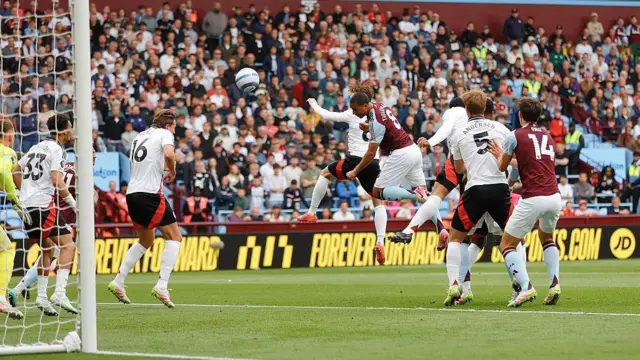 Youri Tielemans scores for Aston Villa