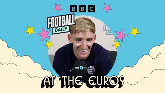 Football Daily at the Euros with Anthony Gordon graphic