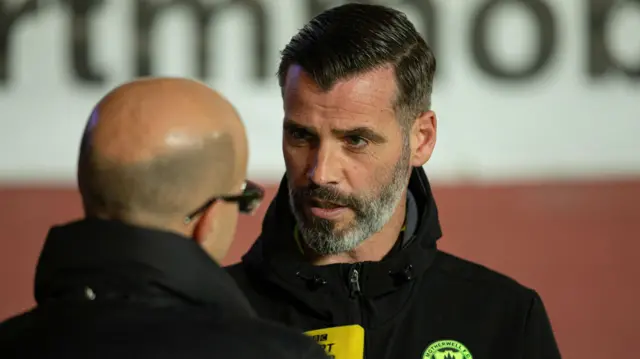 Motherwell manager Stuart Kettlewell during a William Hill Premiership match between Dundee United and Motherwell at the CalForth Construction Arena at Tannadice Park,