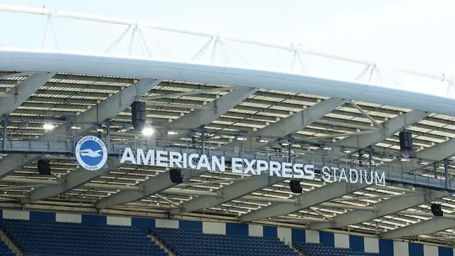 General view inside the Amex stadium