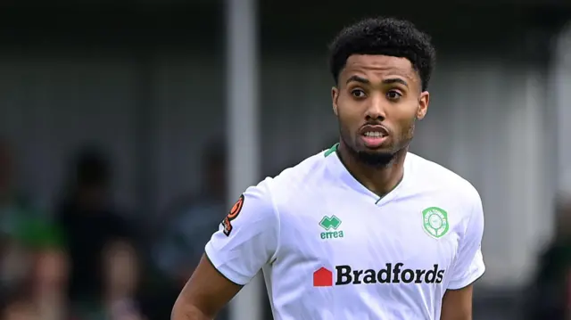 Marcel Lavinier in action for Yeovil