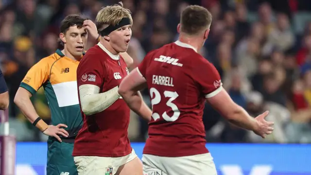Henry Pollock and Owen Farrell