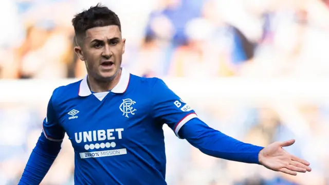 Rangers midfielder Bailey Rice