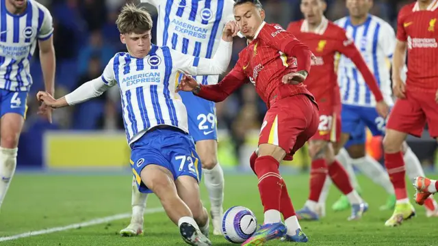 Howell in action against Liverpool