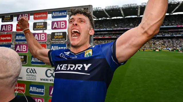 David Clifford celebrates