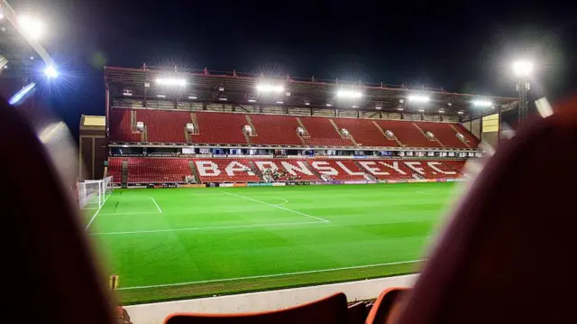 A general view of Oakwell 