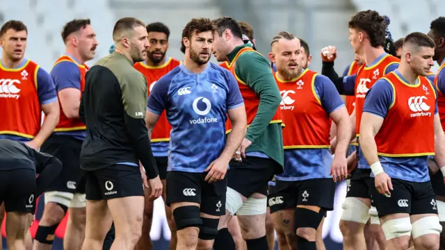 Caelan Doris pictured during Ireland's captain's run
