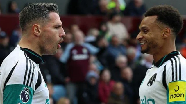 Jacob Murphy and Fabian Schar for Newcastle