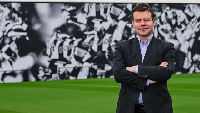 New Sporting Director Ross Wilson poses for photographs at the Newcastle United Training Centre