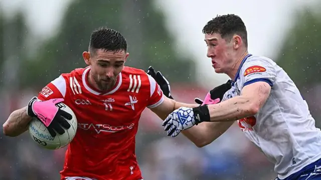 Action from Monaghan's win over Louth in Newbridge