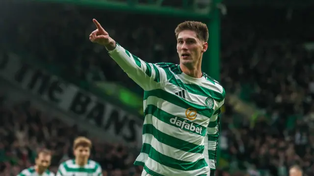 Tomas Cvancara celebrates