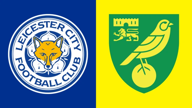 Leicester v Norwich graphic