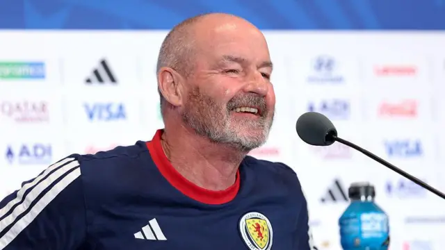 Scotland head coach Steve Clarke